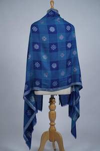 VIC Bufanda de Lana Fina de Cachemira India para Mujer, Modelo Chinar Jk Booti, Transpirable, para Uso Diario en Exteriores, 70x200 cm - Product Image 3