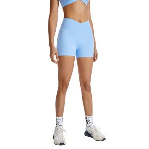 Shorts de Yoga sin Costuras de Cintura Alta para Mujer, al por Mayor, Personalizados, sin Efecto Scrunch, para Ciclismo, Gimnasio, Fitness, Transpirables - Product Image 1