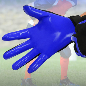 Football Receiver Gloves Silicone Grip High-<b>Sticky</b> American football gloves Custom Manufacturer Best Supplier Receiver Gloves - Product Image 5