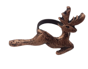 Anneau de serviette décoratif en métal en forme d'oreille de lapin doré, porte-serviettes pour table à manger, mariage, fête, restaurant, hôtel - Product Image 4