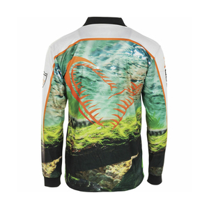 เสื้อตกปลา OEM ODM พิมพ์ลายตามสั่ง ระบายอากาศได้ดี เหมาะสำหรับกีฬากลางแจ้ง - Product Image 2