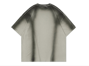 เสื้อยืดสตรีทเรโทร 100% ผ้าฝ้ายเนื้อหนา ทรงโอเวอร์ไซส์สำหรับผู้ชาย พิมพ์ลาย DTG โลโก้เสื้อยืด ล้างสีแบบ Stone Acid วินเทจ เสื้อยืดสั่งทำพิเศษ - Product Image 2