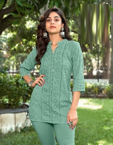 Women's Viscose Rayon Fully Sequence Work Casual Prom Graduation Kurta / Kurti - Product Image 3
