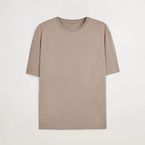 เสื้อยืดทรงบ็อกซี่ขนาดใหญ่พิเศษสำหรับผู้ชาย OEM ไซส์ใหญ่พิเศษ ผ้าเปล่า ทรงไหล่ตก 220-300 GSM สตรีทแวร์ รุ่นใหม่ 2026 - Product Image 4