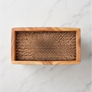 Bloque para Cuchillos de Madera de Olivo Natural con Vetas Visibles, Organizador Modular de Cuchillos, Perfecto para la Cocina Diaria y la Preparación de Comidas - Product Image 2