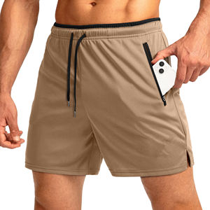 Short de course professionnel pour hommes, tendance et très demandé, séchage rapide, couleur unie, prix attractif. - Product Image 1