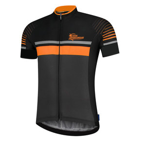 Vêtements de sport pour hommes, coupe flexible, séchage rapide, 100% polyester, maillot de cyclisme avec maille respirante pour l'entraînement à vélo en stock - Product Image 1