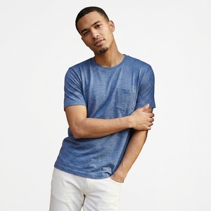 T-shirts décontractés en coton pour hommes, grandes tailles, avec logo personnalisé, manches courtes, mode, OEM, respirants - Product Image 2