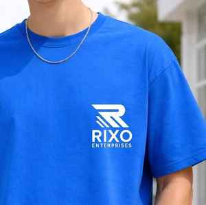 T-shirt Homme Coupe Classique 100% Coton Tricoté Écologique Respirant Anti-plis avec Logo Avant – Confort Quotidien - Product Image 5