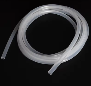 Tuyau flexible en silicone transparent 100 % pur, inodore, 1/4 po, 10 pi par rouleau, pour vide, basse tension, homologué 300 V - Product Image 5