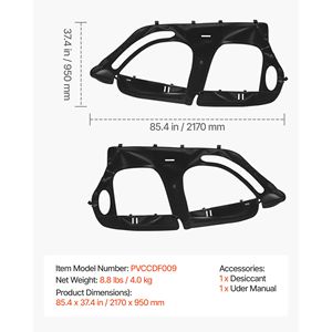 Copertura Cabina Anteriore Antivento con Cerniera Migliorata e Porte Morbide Superiori Compatibile con Polaris RZR XP4 1000/Turbo 2014-2023 - Product Image 5