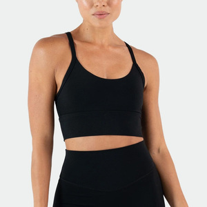 Soutien-gorge de performance en polyester et élasthanne 280 GSM, maintien élevé, coupe athlétique, pour marques d'activewear (vente en gros) - Product Image 5