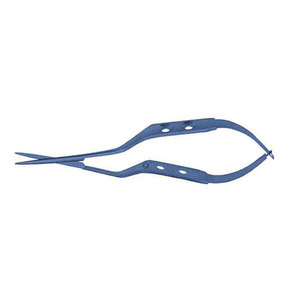 Micro-ciseaux manuels à lames angulées, pointe incurvée, instrument chirurgical de précision en acier inoxydable pour usage médical et dentaire professionnel - Product Image 6