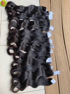 Extensions de cheveux humains vierges vietnamiens de qualité supérieure, provenant d'un seul donneur, avec closure, tissage double machine, en lots, vente en gros - Product Image 2