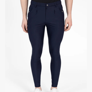 Pantalones de Montar a Caballo para Hombre, Corte Ajustado, Pantalones Ecuestres Transpirables de Tela Elástica, Diseño Duradero, Servicio OEM - Product Image 1