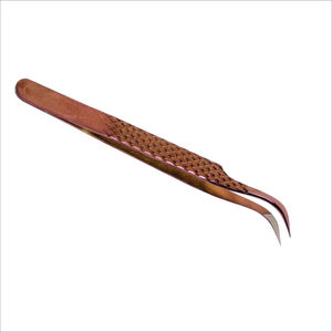 Pinzas Aplicadoras de Extensión de Pestañas en Oro Rosa Personalizadas - Product Image 3