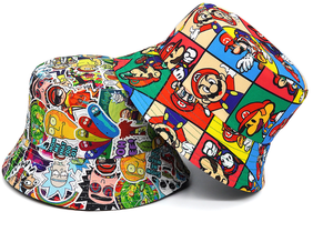 Custom High Quality 100% Cotton Animal Solid Button Outdoor Sun Hat Unisex Fishing Velour Bucket Daily Casual 3D Embroidery - Product Image 6