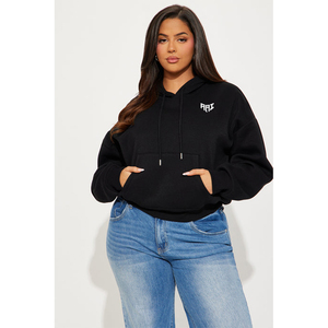 Sudadera con Capucha Extra Grande Personalizada 100% Algodón al por Mayor para Mujer, Sudadera Informal, Proveedor de Ropa Urbana - Product Image 1
