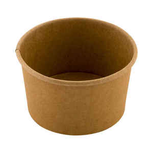 Gobelets à glace jetables en papier biodégradable à double paroi avec couvercle, logo personnalisé imprimé, matériau de qualité alimentaire - Product Image 2