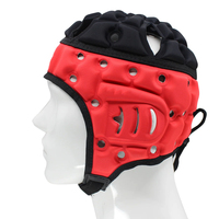 Casque de rugby réglable en EVA souple 7v7, casquette de scrum personnalisable, conception protectrice