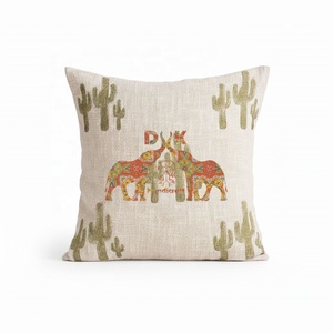 Colección de lujo de fundas de cojín hechas a mano con estampado de cactus para sofá y silla, decoración para sala de estar - Product Image 5