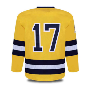 Custom Made Breathable Lightweight Sleeveless V-neck Unisex Adult Ice Hockey Jersey Polyester Sublimated Team Wear Uniform - Product Image 1