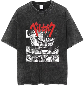 เสื้อยืดโอเวอร์ไซส์สไตล์วินเทจสำหรับผู้ชาย ผ้าคอตตอนหนานุ่ม พิมพ์ลายกราฟิกโลโก้ตามสั่ง เสื้อเปล่าสไตล์สตรีทแวร์ ไซส์พลัส - Product Image 3