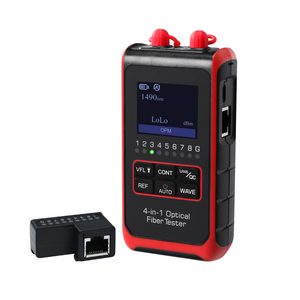 เครื่องวัดพลังงานไฟเบอร์ออปติกอเนกประสงค์ (-60 ถึง +8dBm) พร้อม VFL เลเซอร์สีแดง, เครื่องทดสอบสายเคเบิล RJ45, หน้าจอสี HD และแบตเตอรี่แบบชาร์จได้ 3.7V - Product Image 1