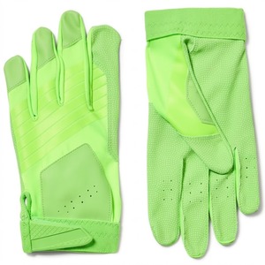 Customized Color Batting <b>Gloves</b> Ambidextrous Breathable <b>Knit</b> Fabric Hook Loop Closure Eco-Friendly Lightweight Unisex Adult - Product Image 4