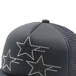 Gorras Trucker de Perfil Alto con Logotipo Bordado e Impreso en 3D Personalizado Debajo de la Visera, 2 Franjas Laterales - Product Image 4