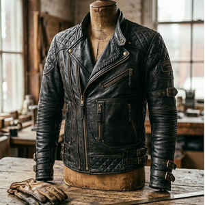 Chaqueta de Cuero Sintético Esprit, Último Modelo OEM, Alta Calidad, Corte Ajustado, Cierre Frontal, Chaqueta de Moda de Invierno de Cuero PU, Fabricante Pakistán - Product Image 1