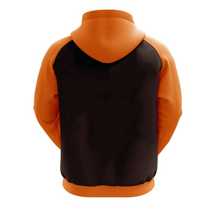 Sweat à capuche oversize personnalisé pour homme, bicolore, style streetwear décontracté avec cordons de serrage, fournisseur en gros - Product Image 6