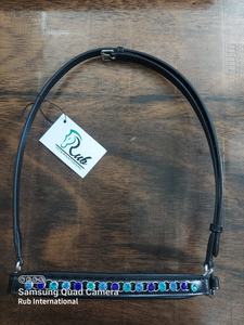 Bride de cheval intelligente fabriquée en usine en gros en cuir véritable passepoil large bride de dressage caractéristiques durables - Product Image 3