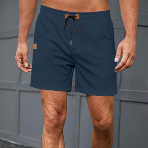 Shorts décontractés pour hommes en coton 100% écologique de haute qualité, avec cordon de serrage, style streetwear, design personnalisé, respirant et séchage rapide - Product Image 4
