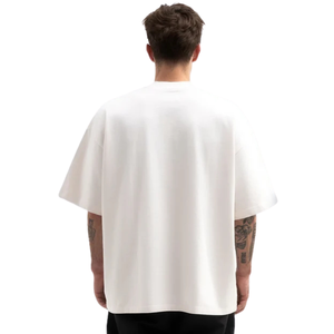 เสื้อยืดผู้ชายแบบหนาพิเศษ ทรงโอเวอร์ไซส์ คอกลม แขนสั้น สไตล์ลำลอง สตรีทแวร์ ผู้ผลิตเสื้อผ้า ขายส่งเสื้อผ้า - Product Image 2