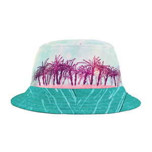 Nouveau design personnalisé, chapeau bob unisexe décontracté, 100% polyester, imprimé en couleur, protection UV, mode estivale, casquette de pêche - Product Image 1