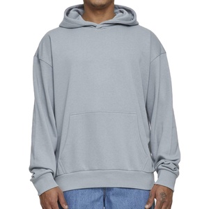 Nueva tendencia, sudaderas con capucha de gran tamaño para hombres, ropa de calle de lana de algodón 100% con estilo de logotipo personalizado, venta al por mayor, cómoda - Product Image 1