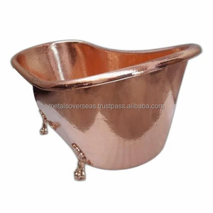 Watermark Fixtures Large Antique Inspired Double Ended Clawfoot <b>Bathtub</b> Vintage Freestanding Soaking Tub - Product Image 4