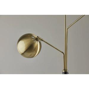 Lampe de sol d'angle minimaliste haute avec LED blanc chaud pour chambre à coucher de petite taille - Product Image 2