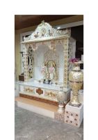 Fournisseur de temples en marbre Makrana, exportateur de temples en marbre, temple hindou en marbre personnalisé