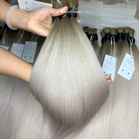 Extensiones de Cabello Ady Hair 100% Virgen Vietnamita de 8 a 32 Pulgadas, Trama Única, Sin Enredos, Sin Caída, Precio de Fábrica, Cabello Crudo, Más Vendidas
