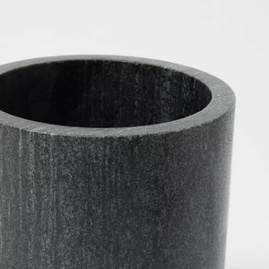 Porte-ustensiles en céramique finition granit, texture mate, haute résistance, résistant à la chaleur, base antidérapante, rangement pour comptoir de cuisine - Product Image 3