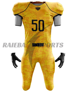 Tenues de football américain personnalisées pour équipes – Maillots de football américain sur mesure avec numéros de joueur imprimés par sublimation, respirants, pour les matchs - Product Image 3