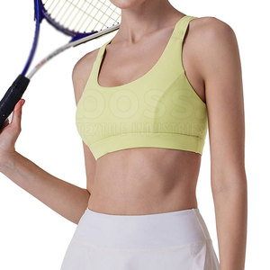 Soutien-gorge de sport respirant avec tissu extensible et construction offrant un bon maintien pour un entraînement sportif confortable - Product Image 4