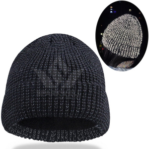 Gorro de Punto Acrílico Unisex, Color Sólido, Gorro Cálido Informal de Invierno, 8.6 Pulgadas de Alto, 9.0 Pulgadas de Ancho, Talla Adulto 56-58 CM - Product Image 3