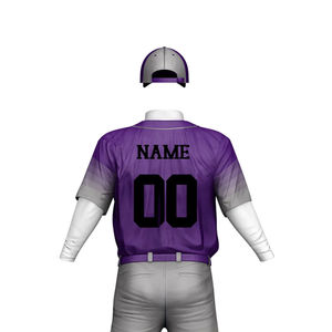 Uniforme de baseball personnalisé imprimé en grande taille - Vêtements d'équipe de haute qualité, couleurs et logo personnalisés, nouvelle arrivée - Product Image 6