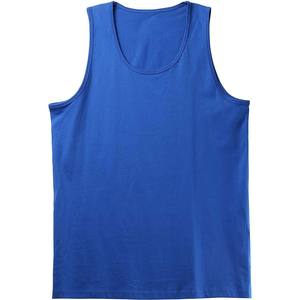 Nuevo chaleco de verano con estampado de rayas simples y cuello redondo, chaleco deportivo sin mangas transpirable y cómodo para hombre - Product Image 1