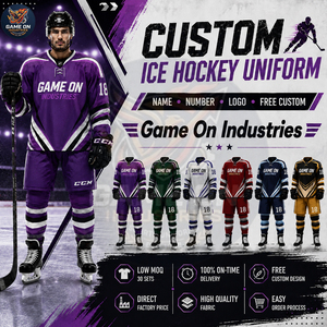 Wholesale Rate Personalized  Custom Sublimated Match Jersey and Protective Pants Set Full Body Ice Hockey Team Sportswear  - Product Image 2
