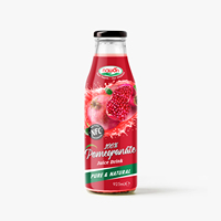 Échantillon gratuit Jus de fruits frais à l'orange Bouteille en verre de 925ml Fabricant de boissons OEM ODM Promotion MKT gratuite BRCGS-Free