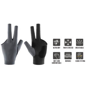 Guante de Snooker Unisex de Diseño Superior, Transpirable, Tejido de Alta Elasticidad, Agarre Antideslizante, Correa de Muñeca Ajustable - Product Image 6